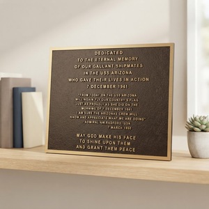 Insegna LED Tridimensionale in Rilievo, Targa in Bronzo Anticato Personalizzata, Placca per Porta di Villa, Insegna Retrò per Cartellone Pubblicitario - Product Image 3
