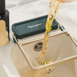 Égouttoir pliable en métal pour évier, filtre à déchets jetable, sac en filet, gadgets de cuisine - Product Image 1