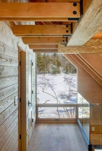 Casa moderna de madera de 2 pisos con techo de Marco en A Montaje rápido Valor artístico antisísmico para la vida propia - Product Image 6