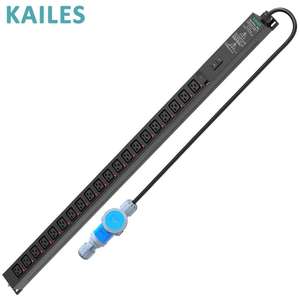KAILES(KLS) K22 ซีรีส์ PDU แบบพื้นฐาน เฟสเดียว AC <span class=keywords><strong>16A</strong></span> 20 ช่องเสียบ 200-240VAC แหล่งจ่ายไฟคุณภาพสูง ให้พลังงานที่เสถียร - Product Image 6