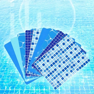 Revestimiento Flexible para Piscina Marazual, Mosaico Azul, PVC Duradero, Rectangular, para Piscinas Elevadas e Inflables, Seguro y Cómodo - Product Image 4