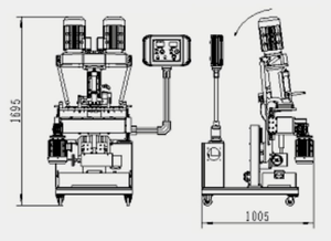 Machine de chanfreinage automatique PB-100 pour plaques de fraisage, à angle variable, prix usine - Product Image 2