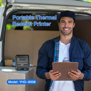 Chất lượng cao không dây kép in ấn nhãn Máy in hóa đơn USB Bluetooth 3 inch 80 mét xách tay máy in nhiệt - Product Image 5