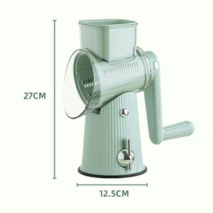 Rouleau à main en acier inoxydable à lame interchangeable pour radis de pommes de terre-Nouveau tube en plastique PP trancheuse de râpe pour repas nourrissants - Product Image 3