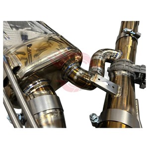 Échappement Valvetronic en alliage de titane poli miroir haute performance, soudé TIG, Vortex Universal, best-seller G80 M3 G81 G82 M4 - Product Image 4