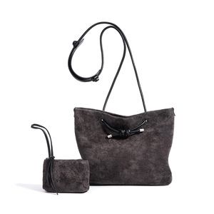 Bolso de Hombro de Cuero Genuino con Cierre, Diseño Retro y Moderno, Estilo Versátil, con Cordón Ajustable, Novedad 2026 - Product Image 5