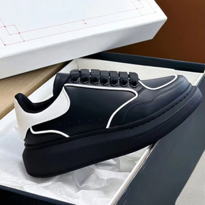 Zapatillas de Diseño de Alta Calidad, Estilo Urbano, con Plataforma, de Cuero, que Aumentan la Estatura - Product Image 6
