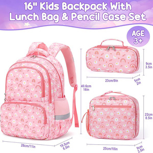 Zaino per bambine impermeabile, carino set di <span class=keywords><strong>zaini</strong></span> per la scuola materna e l'<span class=keywords><strong>asilo</strong></span> - Product Image 2