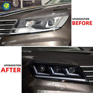 YU GUANG para Volkswagen <span class=keywords><strong>Touareg</strong></span> <span class=keywords><strong>VW</strong></span> <span class=keywords><strong>Touareg</strong></span> 2016 2017 <span class=keywords><strong>2018</strong></span> Actualización de luz de cabeza Led lámpara de cabeza accesorios de faro delantero - Product Image 3