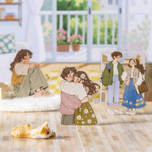 20 autocollants par paquet <span class=keywords><strong>la</strong></span> théorie <span class=keywords><strong>de</strong></span> l'évolution <span class=keywords><strong>de</strong></span> l'amour série personnage Couple thème autocollant <span class=keywords><strong>cahier</strong></span> matériel autocollants - Product Image 2