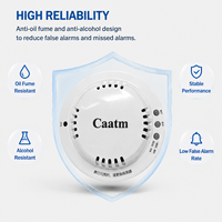 Détecteur intelligent de fuite de gaz naturel CAATM avec capteur CH4, communication RS485, surveillance IoT et contrôle de la vanne d'arrêt de gaz