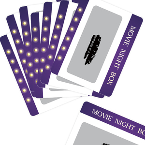 Jeux de cartes uniques pour soirée cinéma avec impression personnalisée, idées de cartes à gratter pour rendez-vous romantiques, cadeau <span class=keywords><strong>romantique</strong></span> pour les couples - Product Image 4