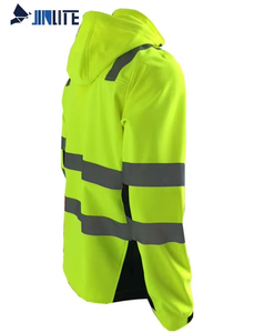 <strong>High</strong> <strong>Visibility</strong> Waterproof <strong>Softshell</strong> Safety <strong>Jacket</strong> Hi Vis Casual Clothing Reflective Material FOB Bangladesh Security <strong>Jacket</strong> - Product Image 4