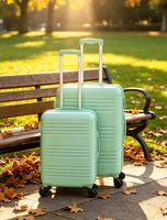 Ensemble de bagages YESHINE en PP incassable, coque rigide, luxe, 3 pièces, valises à roulettes, 20/24/28 pouces, légères, avec serrure TSA