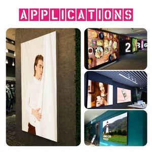 Pantalla LED de Pared Rectangular Personalizada con Marco de Aluminio Impermeable para Tiendas y Restaurantes con Luces Decorativas con Imágenes Comerciales - Product Image 5