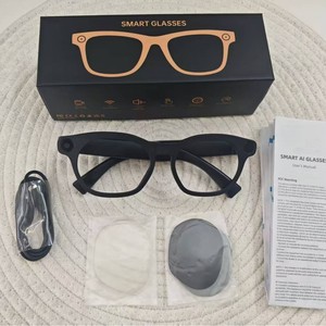 Smart <b>Glasses</b> CY03 8MP Dual <b>Camera</b> 4GB RAM Voice Control Black - Product Image 3