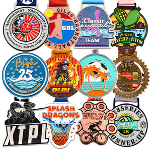 Biểu Tượng Huy Chương 3D Chạy Marathon Đua Tùy Chỉnh Thể Thao Huy Chương Với Ribbon Judo Bóng Đá Tùy Chỉnh Thực hiện Tùy Chỉnh Thể Thao Huy Chương - Product Image 5