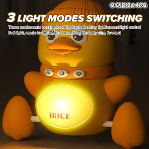 B/O Swing suivre mère canard jouet de canard électrique en plastique pour enfant avec musique légère - Product Image 6