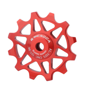 Poleas de Cerámica MEROCA 12/14T para <span class=keywords><strong>Desviador</strong></span> de Bicicleta <span class=keywords><strong>9v</strong></span> 10v 11v, Poleas de Cerámica para <span class=keywords><strong>Desviador</strong></span> Trasero de Bicicleta de Montaña y Carretera - Product Image 1
