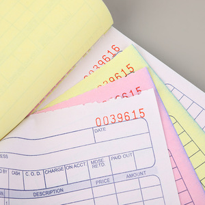 Carta di fattura sanliana senza carbone all'estero portafoglio ordini universale per contabilità commercio estero carta UV con copertina morbida - Product Image 2