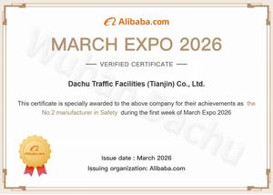 Barrière de circulation routière à trois poutres de marque Dachu personnalisée, garde-corps en W galvanisé, barre de protection flexible <span class=keywords><strong>Armco</strong></span>, haute sécurité - Product Image 5