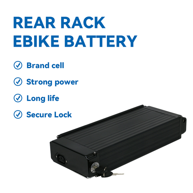 Professional Hot Sale 48V15Ah52V15AhRear Rack Lithium Ebike E Bike Battery Electric Bike Battery With Charger for Ebike Battery