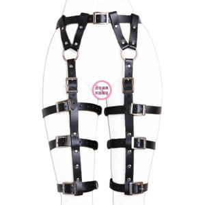 Moda In Pelle <span class=keywords><strong>Sexy</strong></span> Bondage Giarrettiere Gamba Cintura Cintura a Bretella Corpo Regolabile Per Le Coppie Flirtare Giocattolo Del Sesso - Product Image 4