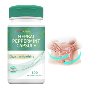 Groothandelsleverancier Oem & Odm Pepermunt Capsule Voor Spijsvertering Gezondheid Kruidengezondheidszorgsupplementen - Product Image 1