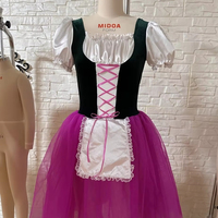 Personnalisable Filles Costumes De Danse Professionnel Adultes Performance Porter Classique Western Tulle Nylon Velours Ballet Tutu Usine