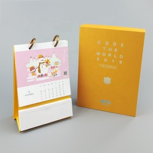 Calendario de papel corrugado personalizable Huayun <span class=keywords><strong>Fengcai</strong></span> con planificador mensual para decoración del hogar/oficina/escuela - Product Image 3