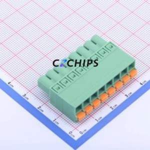 KF2EDGKN-5.0-8P Plug-in Terminal Block P=5mm Connector ( Connector Type: Plug )( Construction: 1x8P )( Pitch: 5mm ) - Product Image 1