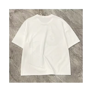T-shirt Oversize Premium di Alta Qualità, Stampa su Richiesta, Maglietta Bianca in Cotone per Uomo, T-shirt Personalizzata di Alta Qualità - Product Image 2