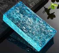 Bloc de verre cristallin transparent de qualité supérieure, à fusion à chaud, pour cloison décorative intérieure, hall d'hôtel