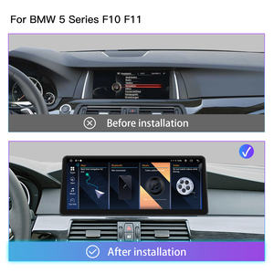 Android14 الترا ضيق 12.3 لـ BMW 5 Series F10 F11 air-مشغل سيارة لاسلكي أندرويد بنظام تحديد المواقع والملاحة - Product Image 5