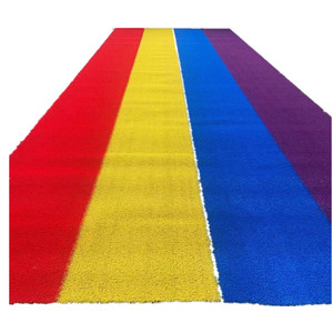 Meisen mềm đầy màu sắc cỏ nhân tạo 20mm 25mm 30mm cho nhà vườn cảnh quan Trường Mẫu Giáo sân chơi màu xanh lá cây Turf thảm - Product Image 6