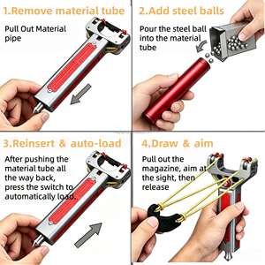 Tirachinas Automatique Professionnel en Alliage d'Aluminium avec Chargeur pour Tir au Cible en Plein Air - Product Image 4