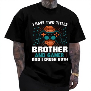 T-shirt unisexe léger et amusant, motif uni, basique, cadeau pour papa - Hauts tendance pour homme - Product Image 1