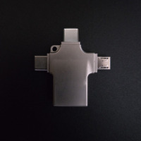 Connecteurs Convertisseurs Ultimes Clés USB Disques Mémoire 8 Broches Micro USB Type C Adaptateur OTG 4 en 1
