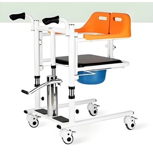 High Quality Toilet Commode Chair Shower Wheelchair With Bedpan and 4 Wheels - Product Image 2