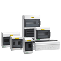 Boîtier de distribution MCB ZLELE SK-24 voies, étanche IP65, en matériau PC industriel ignifuge, transparent et dépoli, pour extérieur