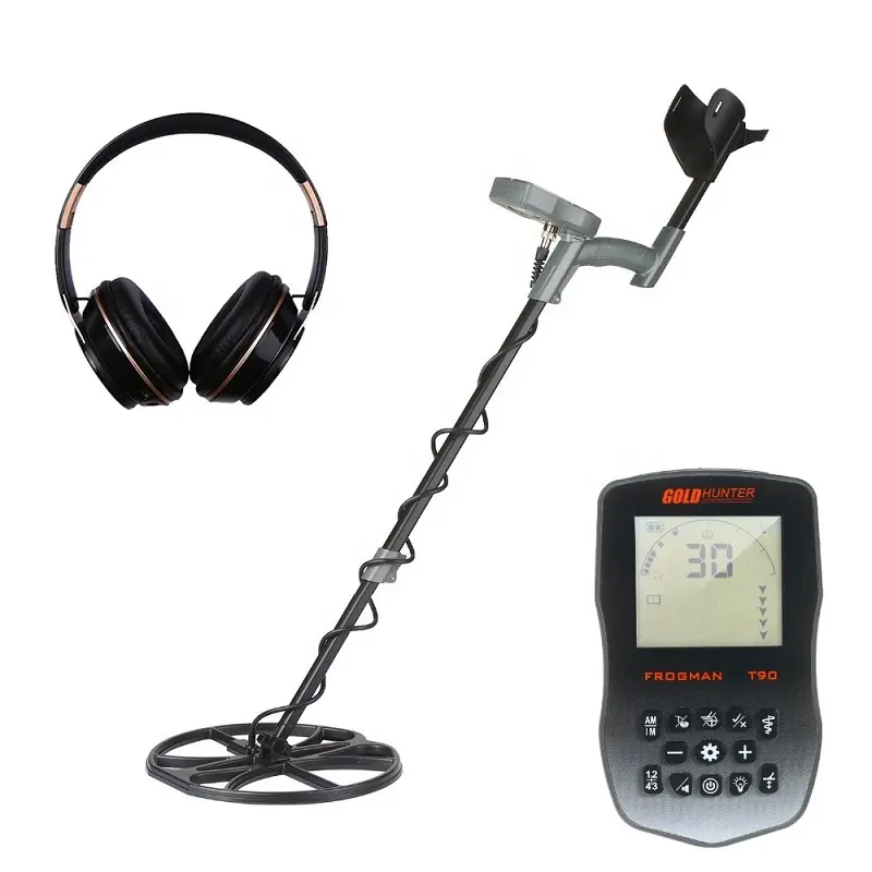 Pemburu Emas T90 Bawah Air Detektor Logam Pinpointer Tahan Air Underground Metal Detector Gold Finder Detector