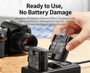 Batería Recargable de Iones de Litio UGREEN LP-E6NH de 2520mAh para Cámaras Canon EOS R5/R6/R7/5D4/6D2/90D/80D con Carga Tipo-C - Product Image 3