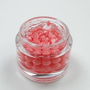 Crème raffermissante pour le <span class=keywords><strong>visage</strong></span> en capsules, perles de collagène rose pour le lifting du cou et du <span class=keywords><strong>visage</strong></span>, crème anti-rides, produits de beauté coréens OEM - Product Image 5