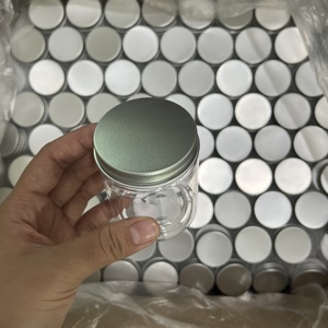 Recipiente de Plástico <span class=keywords><strong>PET</strong></span> Transparente de 50ml 100ml 120ml 150ml 200ml 250ml com Tampa Plástica Personalizada e Tampa de Metal - Product Image 1