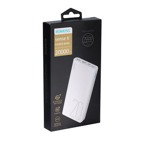ROMOSS เซนส์ 6+ 20000mAh <span class=keywords><strong>พา</strong></span><span class=keywords><strong>ว</strong></span><span class=keywords><strong>เวอร์</strong></span><span class=keywords><strong>แบงค์</strong></span>พร้อม QC3.0 ชาร์จเร็<span class=keywords><strong>ว</strong></span>แบบสองทางแบตเตอรี่ภายนอกแบบพก<span class=keywords><strong>พา</strong></span>สำหรับโทรศัพท์แท็บเล็ต PD 18W - Product Image 2