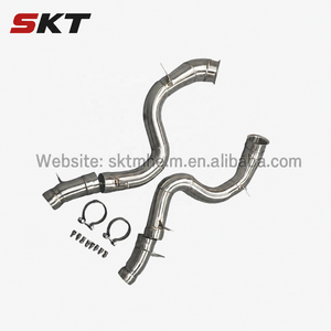 Downpipe สำหรับ Mercedes-Benz W222 S63 AMG M177 4.0 V8สแตนเลสท่อด้านหน้าปัดเสร็จ - Product Image 3