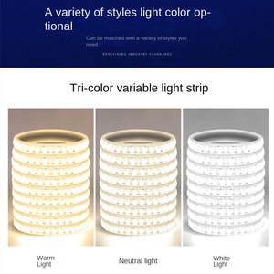 ไฟ LED คุณภาพสูง 240LEDs/m แถบไฟ LED ขนาด 4 มม. แผงวงจร PCB สีขาว DC 12V IP65 สำหรับใช้ภายในอาคาร ตัดได้ ควบคุมด้วยรีโมท CRI80 แสงเดย์ไลท์ 6000K - Product Image 4