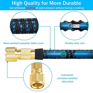 High Portable Adjustable <b>Spraying</b> Pipe Latex Expandable Flexible Magic Garden for Gardening - Product Image 3