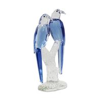 Figurine de perroquet en cristal, ornements animaux, artisanat sculpté à la main, tendance mode, décoration de maison, mariage, souvenir