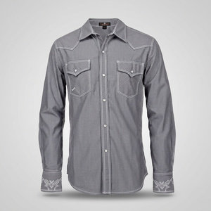Camisa de Piloto para Hombre, 100% Algodón, Manga Larga, Verano - Product Image 2